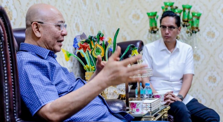 Pererat Silaturahmi, Rico Waas Berkunjung ke Rumah Dzulmi Eldin