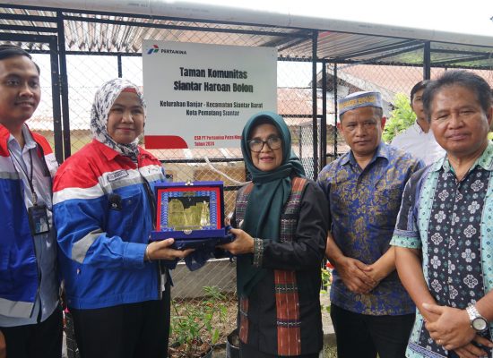 Walikota Pematangsiantar Resmikan Program CSR Pertamina Patra Niaga