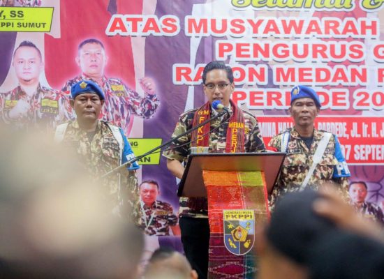 Hadiri Pelantikan Rayon Medan Perjuangan, Rico Waas: GM-FKPPI Harus Jadi Buah Hati Masyarakat