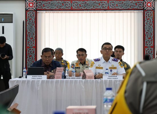 Persiapan Pengamanan Closing Ceremony PON di Stadion Utama Sport Center, Polda Bersama Dishub Sumut, Satpol PP Gelar Rakor