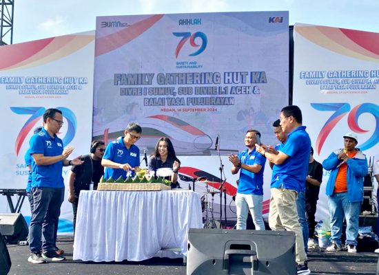 Ulang Tahun Ke-79, KAI Sumut Adakan Family Gathering