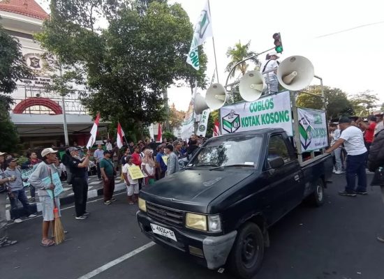 Gerakan Coblos Kotak Kosong Surabaya Lantaran Elit Parpol Dukung Calon Tunggal