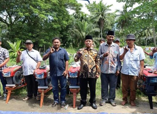 Walikota Tanjungbalai Serahkan Bantuan Alat Mesin Pertanian (Alsintan) Di Acara Program Pertanian, Ketahanan Pangan dan Peternakan