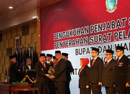 Kadishub Sumut Agustinus Panjaitan Dikukuhkan Sebagai Pjs Bupati Toba