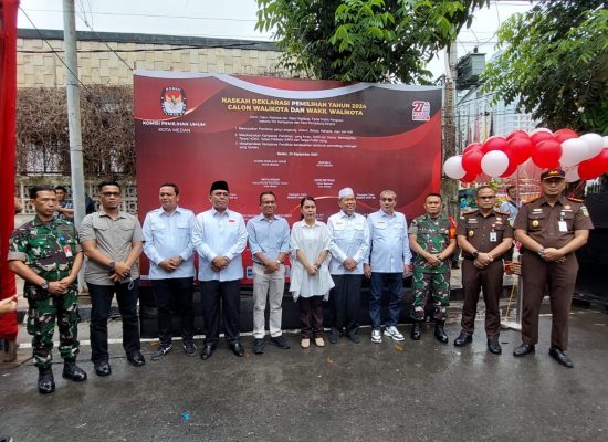 KPU Medan Ajak 3 Paslon Wali Kota dan Wakil Wali Kota Ciptakan Pilkada Damai