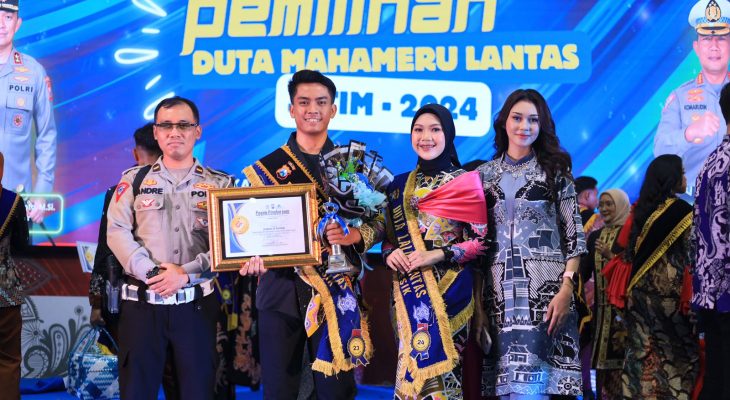 Fran Niko Azara Duta Lalu Lintas Polres Gresik Berhasil Raih Juara 2 Pemilihan Duta Mahameru Lalu Lintas 2024 Polda Jatim
