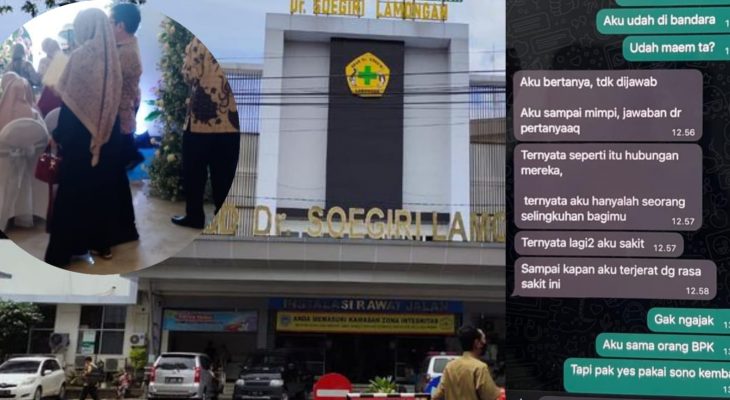 Waduh !!! Kepala Rekam Medik RSUD Dr Soegiri Lamongan Diduga Jadi Pelakor
