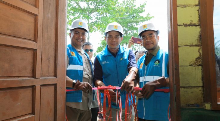 Kinerja 5 Tahun Dibawah Kepemimpinan Erick Thohir, PLN UP3 Rantauprapat Hadirkan Listrik 24 Jam di Desa Sungai Apung