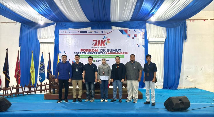 Forkom IJK Sumut Goes to Universitas Labuhanbatu Mengawali Rangkaian  Kegiatan Bulan Inklusi Keuangan 2024