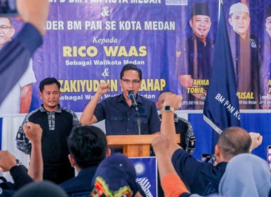 Deklarasikan Dukungan, M Faisal: BM PAN Akan All Out Menangkan Rico-Zaki di Pilkada 2024