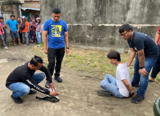 Satresnarkoba Polrestabes Medan Gerebek Sarang Narkoba Mesjid Taufik