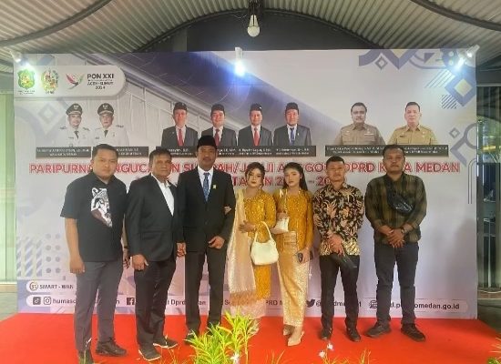 Eko Afrinta Sitepu Resmi Dilantik Sebagai Anggota DPRD Terpilih Kota Medan Periode 2024-2029