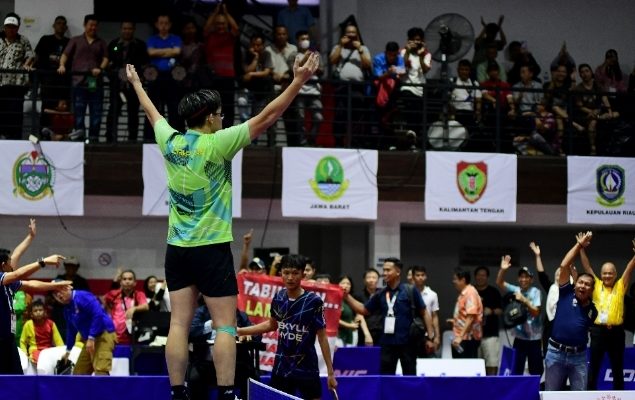 Kartu Merah Warnai Emas Rafanael di Tenis Meja, Sumut Perunggu