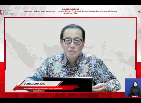 OJK Catat Total Kredit Berkelanjutan Rp1.959 Triliun per 2023