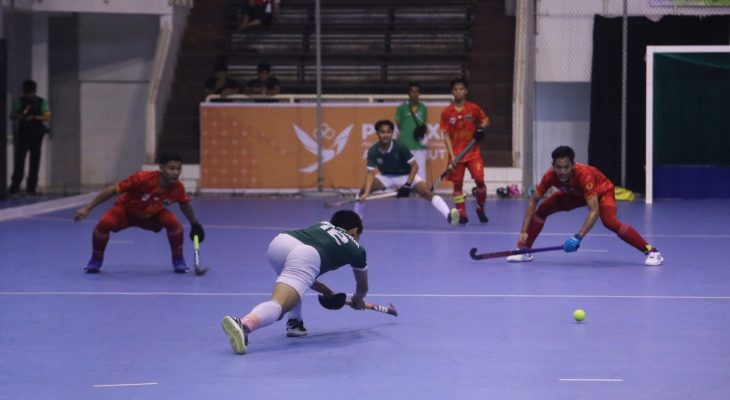 PON XXI 2024, Tim Hockey Indoor Putra Jatim Gasak Jateng 5-0, Amankan Peluang Raih Perunggu