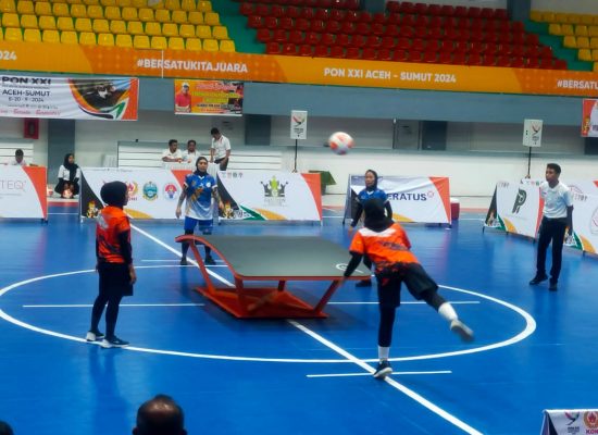 Cabor Teqball Dipertandingkan pada PON XXI Aceh-Sumut