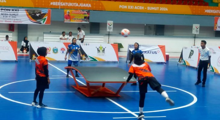 Cabor Teqball Dipertandingkan pada PON XXI Aceh-Sumut