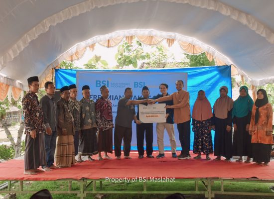 BSI Maslahat Dan BSI Resmikan Wakaf Sumur Di Dusun Senggot Desa Jambon Kabupaten Grobogan