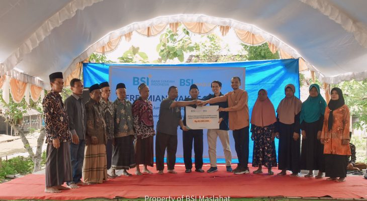 BSI Maslahat Dan BSI Resmikan Wakaf Sumur Di Dusun Senggot Desa Jambon Kabupaten Grobogan