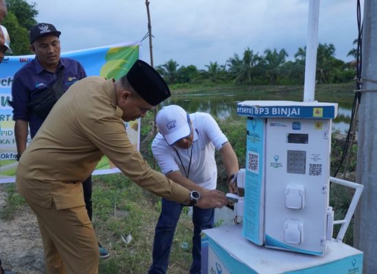 Pj. Bupati Langkat Faisal Hasrimy realisasikan Listrik Masuk Tambak; Tekan Biaya Produksi Lebih dari 50%