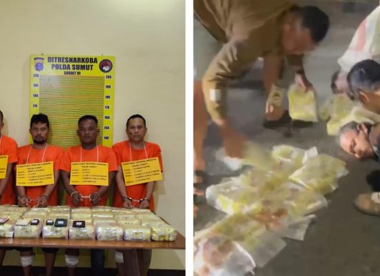 4 Pelaku Jaringan Narkotika Ditembak Tim Dit Narkoba Polda Sumut