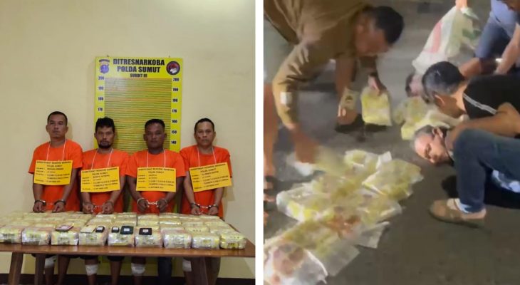4 Pelaku Jaringan Narkotika Ditembak Tim Dit Narkoba Polda Sumut