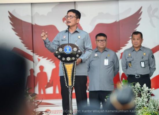 Beri Arahan Perdana, Sekjen Kemenkumham: Kalau Mau Maju Harus Berproses
