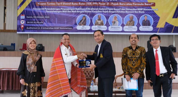 DJP Sumut I dan Universitas HKBP Nommensen Perpanjang MoU Perpajakan
