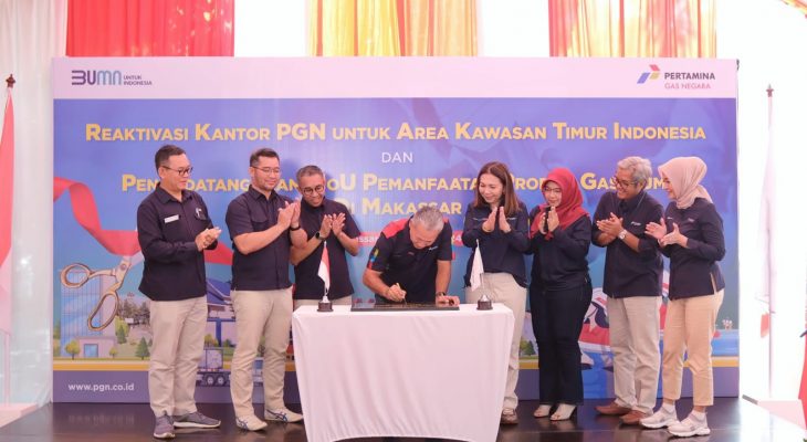 PGN Agresif Kembangkan Market Gas Bumi di Indonesia Timur