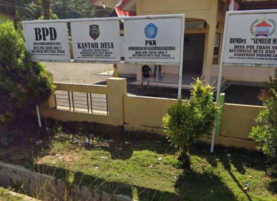 Anggaran Dana Desa Pir Trans  Sosa V Selama 3 Tahun Dipertanyakan
