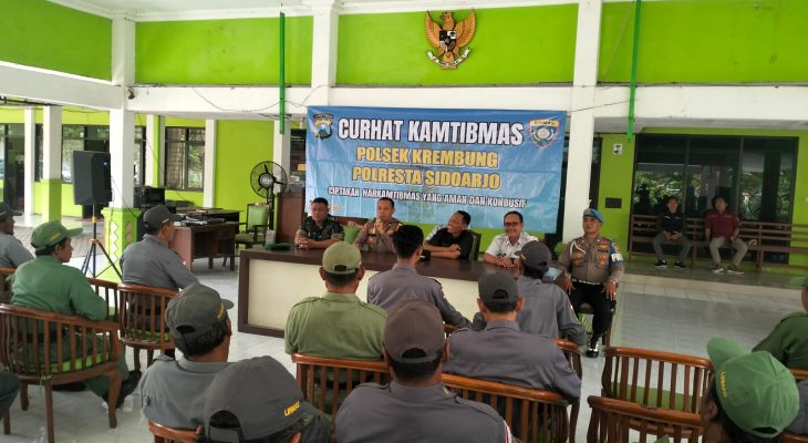 Sahabat Curhat Polsek Krembung Untuk Pilkada Damai