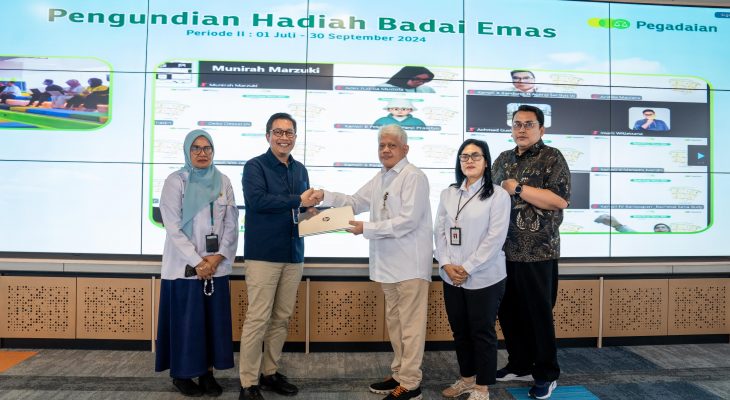 Pegadaian Umumkan Pemenang Badai Emas Periode II 2024
