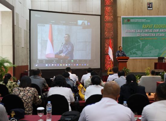 Rakor LLAJ se-Sumut, Pjs Bupati Toba Sebut Retribusi Pengendalian Lalu Lintas Peluang Besar untuk PAD