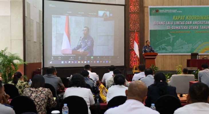 Rakor LLAJ se-Sumut, Pjs Bupati Toba Sebut Retribusi Pengendalian Lalu Lintas Peluang Besar untuk PAD