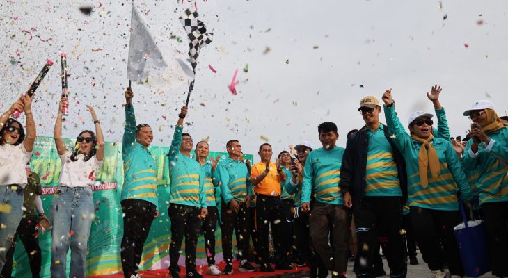 Harhubnas 2024, Ribuan Orang Semarakkan Toba Fun Walk di Balige, Pjs Bupati Toba: Sinergitas dan Kolaborasi Adalah Kunci!