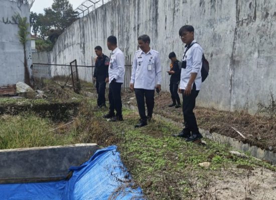 Lapas Narkotika Pematangsiantar Kontrol Bangunan dan Branggang Dukung Program Ketahanan Pangan