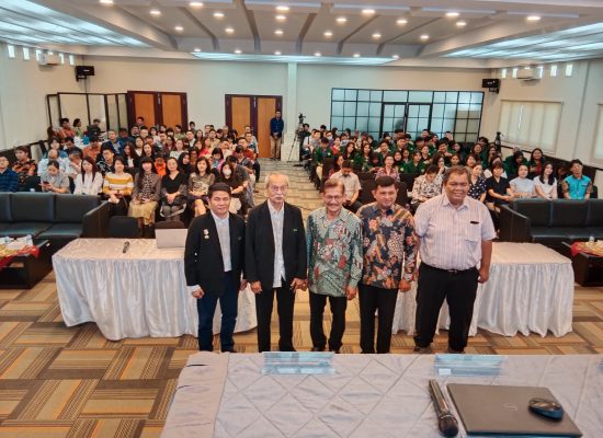 Pelaksanaan simulasi sidang kasus Sengketa Pajak di Aula Serbaguna FISIP USU