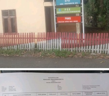 Menuju Desa Berdaya Melalui Anggaran Dana Desa Harang Julu Palas Tepat Manfaat