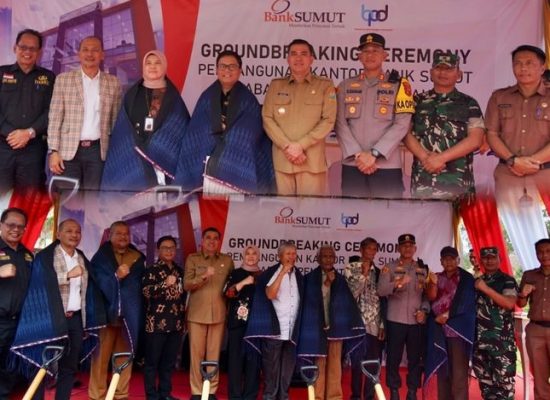 Bank Sumut Gelar Groundbreaking Pembangunan KCP Salak, Perkuat Jaringan Layanan dan Dukung Ekonomi Daerah