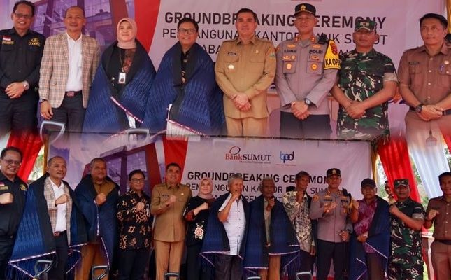 Bank Sumut Gelar Groundbreaking Pembangunan KCP Salak, Perkuat Jaringan Layanan dan Dukung Ekonomi Daerah