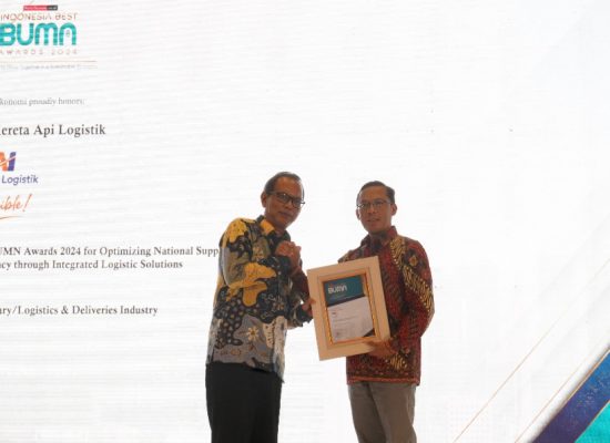 KAI Logistik Raih Penghargaan Best BUMN Awards 2024, Bukti Optimalkan Rantai Pasok Nasional