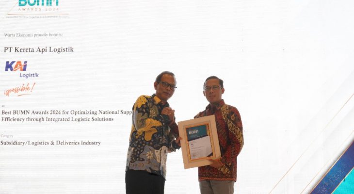 KAI Logistik Raih Penghargaan Best BUMN Awards 2024, Bukti Optimalkan Rantai Pasok Nasional