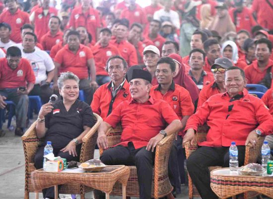 Rakercabsus PDI Perjuangan Tapteng: Ribka Tjiptaning Ajak Kader Akar Rumput Menangkan Edy Rahmayadi – Hasan Basri