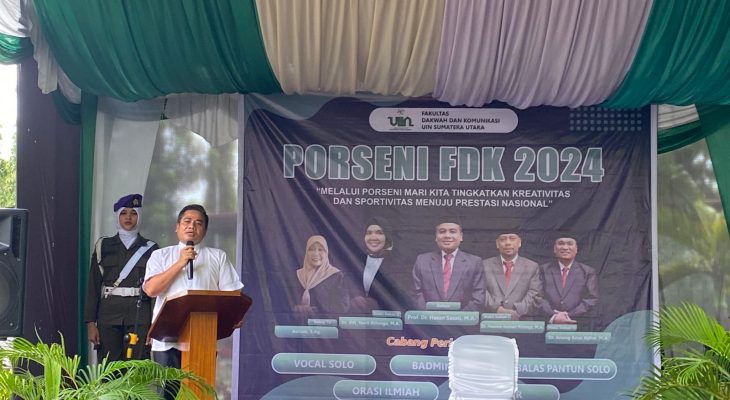 Menwa UINSU PAM Kegiatan Porseni Fakultas Dakwa dan Komunikasi UINSU 2024