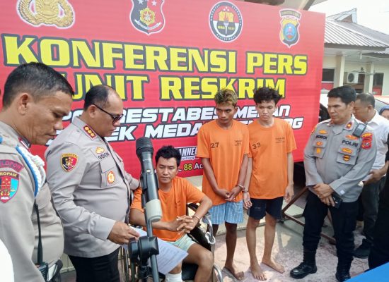 Polsek Medan Tembung Tangkap Suami Aniaya Istri Hingga Tewas