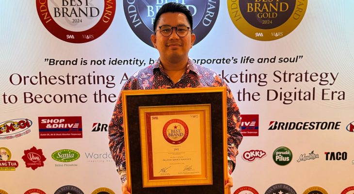 JNE Raih Indonesia Best Brand Award (IBBA) 2024 kategori Jasa Pengiriman