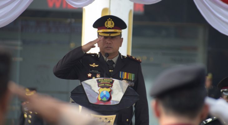 Wakapolresta Sidoarjo Pimpin Upacara Hari Pahlawan 2024