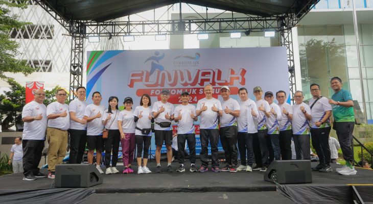 OJK dan Forkom IJK Sumut Gelar Fun Walk Dorong Target Inklusi Keuangan 90% pada Tahun 2024