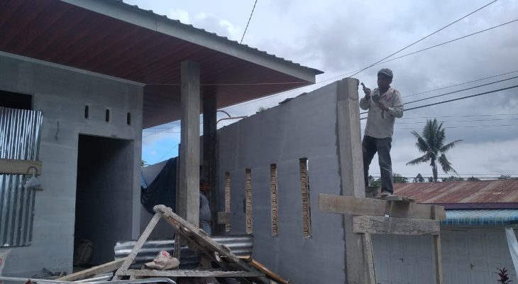Pembangunan Rumah Dinas Sibatu-Batu yang Tidak Sesuai Spesifikasi, PPK dan Penyedia Sepakat Mengganti Material