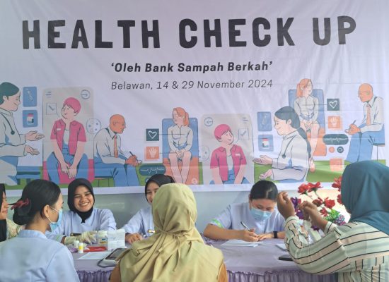 Bank Sampah Berkah Selenggarakan Cek Kesehatan Gratis bagi Warga Belawan
